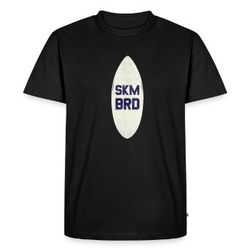 Skimboard logo gift - Men's Premium Organic T-Shirt - black - Front - Nico (187cm)
