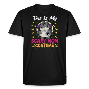 C’est mon costume de maman effrayant drôle Halloween - T-shirt Premium bio Homme - noir - Devant - Nico (187cm)