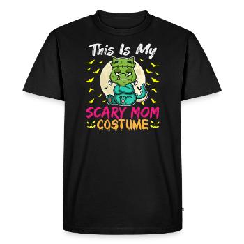 C’est mon costume de maman effrayant drôle Halloween - T-shirt Premium bio Homme - noir - Devant - Nico (187cm)