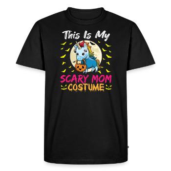 C’est mon costume de maman effrayant drôle Halloween - T-shirt Premium bio Homme - noir - Devant - Nico (187cm)