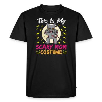 C’est mon costume de maman effrayant drôle Halloween - T-shirt Premium bio Homme - noir - Devant - Nico (187cm)