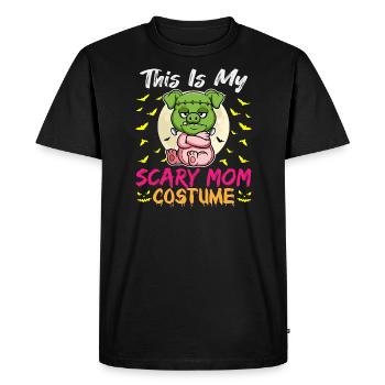 C’est mon costume de maman effrayant drôle Halloween - T-shirt Premium bio Homme - noir - Devant - Nico (187cm)
