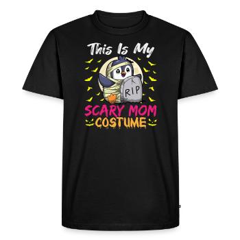 C’est mon costume de maman effrayant drôle Halloween - T-shirt Premium bio Homme - noir - Devant - Nico (187cm)