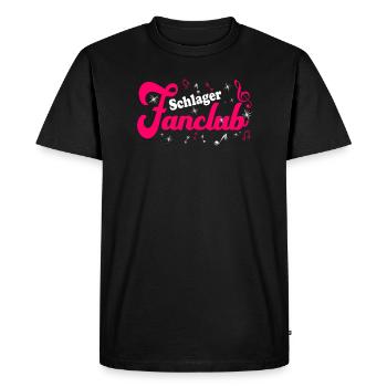 Schlager Fanclub Costume SchlagerParty Fan - T-shirt Premium bio Homme - noir - Devant - Nico (187cm)