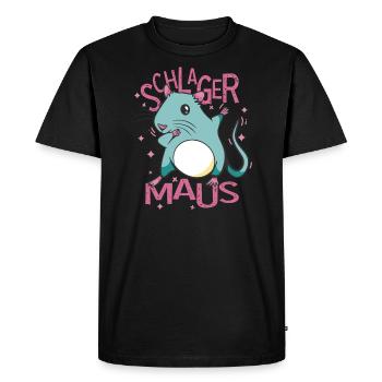 Schlagerparty Costume Schlager Schlager soirée - T-shirt Premium bio Homme - noir - Devant - Nico (187cm)