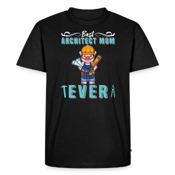 Meilleur architecte Maman Jamais Dessin Technique Mère - T-shirt Premium bio Homme - noir - Devant - Nico (187cm)