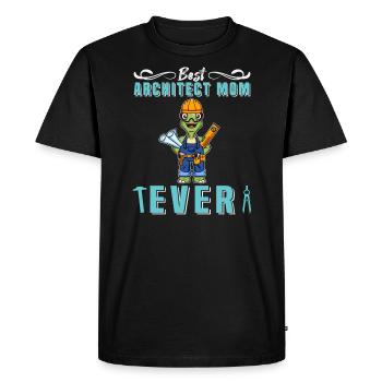Meilleur architecte Maman Jamais Dessin Technique Mère - T-shirt Premium bio Homme - noir - Devant - Nico (187cm)