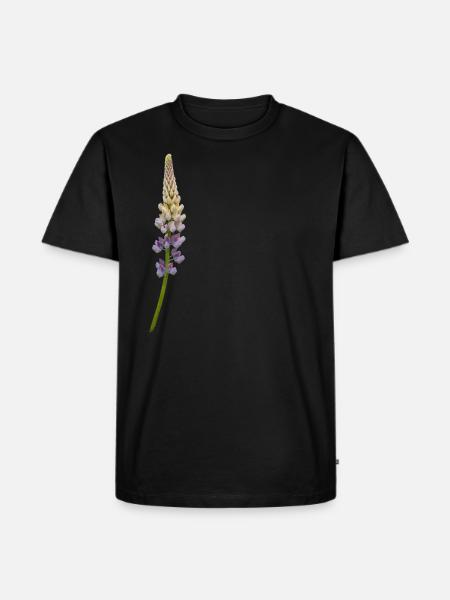Lupine - Blossom - Men's Premium Organic T-Shirt - black