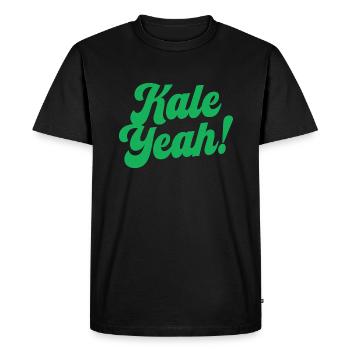 Kale oui - T-shirt Premium bio Homme - noir - Devant - Nico (187cm)