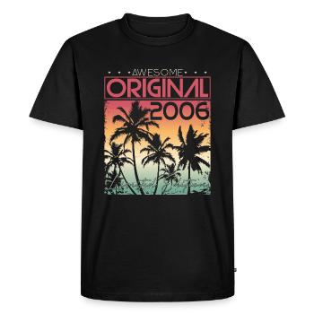 Original 2006 Vintage vintage cadeau d’anniversaire - T-shirt Premium bio Homme - noir - Devant - Nico (187cm)