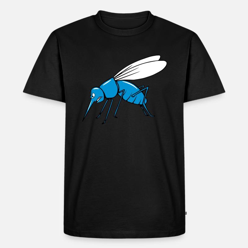 Mücke mosquito - Männer Premium Bio T-Shirt - Schwarz
