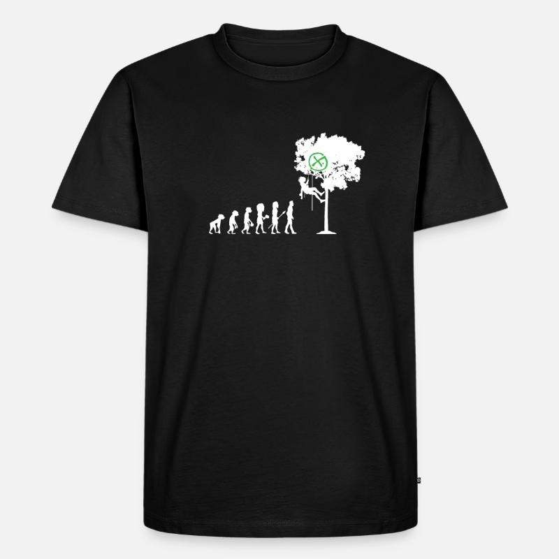 Géocaching Evolution - T-shirt Premium bio Homme - noir