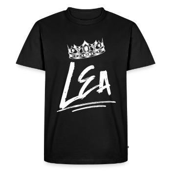 Léa - T-shirt Premium bio Homme - noir - Devant - Nico (187cm)