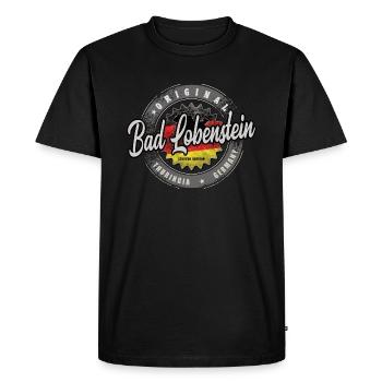 Original Germany Thuringia Bad Lobenstein - Men's Premium Organic T-Shirt - black - Front - Nico (187cm)