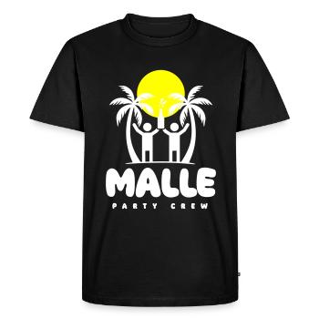 Malle 2024 Mallorca Saying - Men's Premium Organic T-Shirt - black - Front - Nico (187cm)