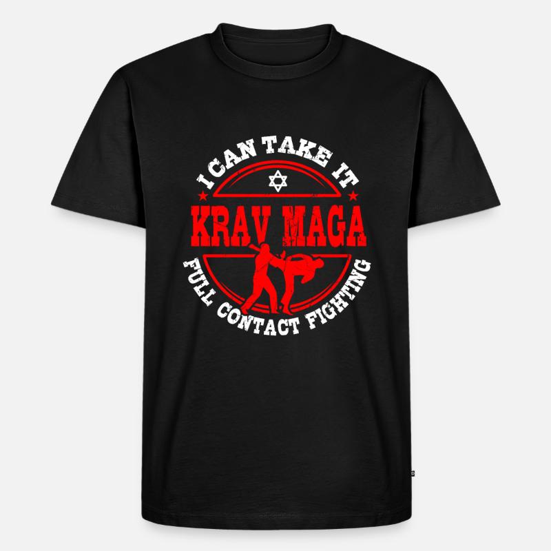 Krav Maga Geschenkidee - Männer Premium Bio T-Shirt - Schwarz