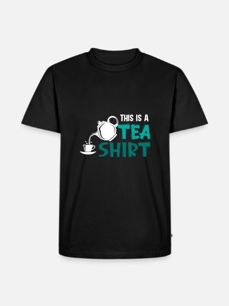 Mein Morgenritual Tee - Männer Premium Bio T-Shirt - Schwarz