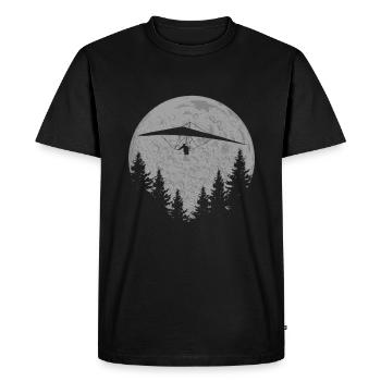 Hang glider gift hang gliding - Men's Premium Organic T-Shirt - black - Front - Nico (187cm)