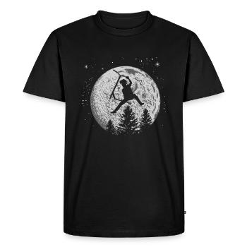 Scooter Stunt Kick Scooter cadeau - T-shirt Premium bio Homme - noir - Devant - Nico (187cm)