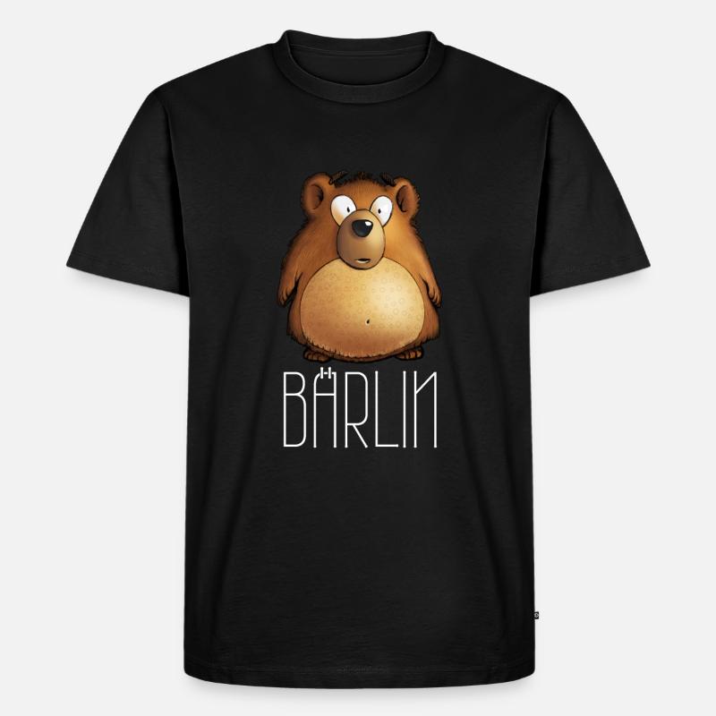 Capitale Berlin Bear Bärlin - T-shirt Premium bio Homme - noir
