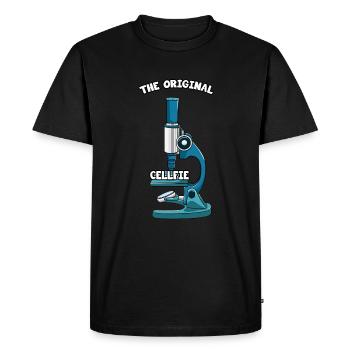 The Original Cellfie - T-shirt Premium bio Homme - noir - Devant - Nico (187cm)