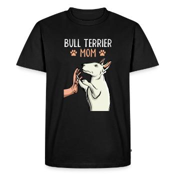 Bull Terrier Mom Dogs Mother Gift - Men's Premium Organic T-Shirt - black - Front - Nico (187cm)
