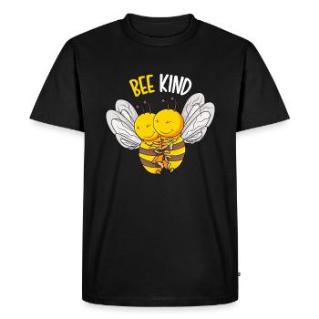 Bee Child Bees Kids Girl - Men's Premium Organic T-Shirt - black - Front - Nico (187cm)
