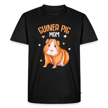 Guinea Pig Mama Pet - Men's Premium Organic T-Shirt - black - Front - Nico (187cm)