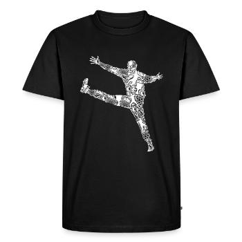 Handball Gardien de but Joueurs de handball Garçons Enfants - T-shirt Premium bio Homme - noir - Devant - Nico (187cm)