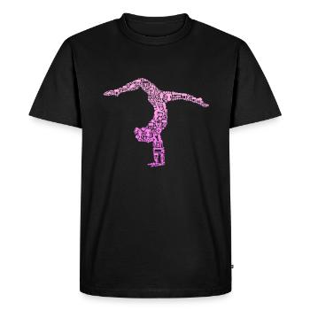 Gymnastics Gymnast Gymnastics Kids Girls Ladies - Men's Premium Organic T-Shirt - black - Front - Nico (187cm)