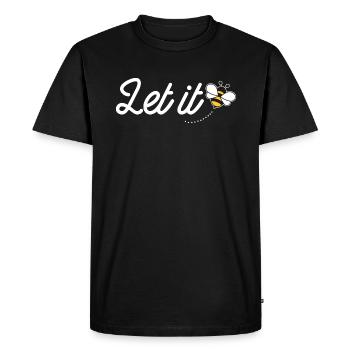 Bee Bees Funny Sayings Beekeeper Pun - Men's Premium Organic T-Shirt - black - Front - Nico (187cm)