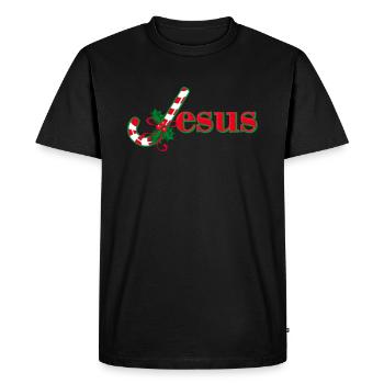 jésus jésus christ jésus de nazareth - T-shirt Premium bio Homme - noir - Devant - Nico (187cm)