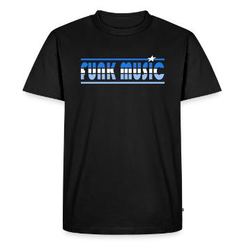 Funk Musique Funky Rétro - T-shirt Premium bio Homme - noir - Devant - Nico (187cm)