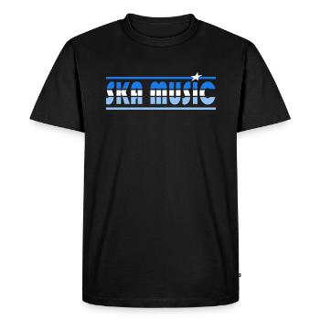 Musique Ska Rétro - T-shirt Premium bio Homme - noir - Devant - Nico (187cm)