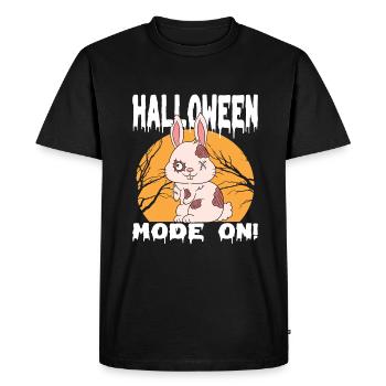 Halloween Zombie Animals Halloween Rabbit - Men's Premium Organic T-Shirt - black - Front - Nico (187cm)