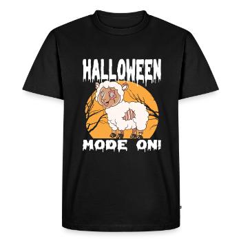 Halloween Zombie Animals Halloween Sheep - Men's Premium Organic T-Shirt - black - Front - Nico (187cm)
