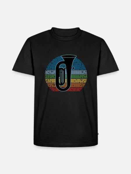 Tuba Player Tuba Musical Instrument - Men's Premium Organic T-Shirt - black