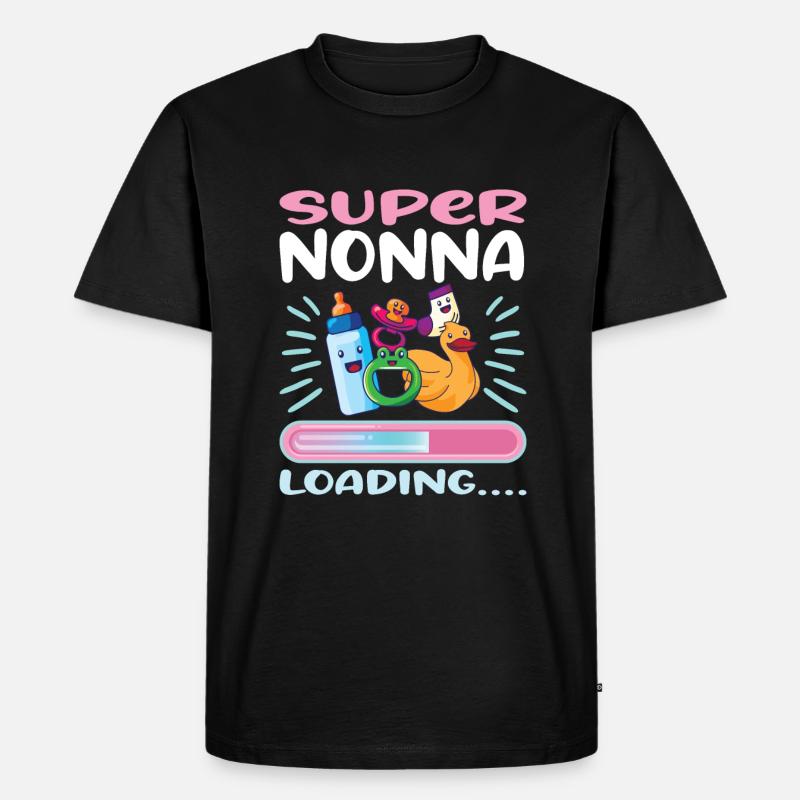 Super Nonna 2023 Loading..... - Männer Premium Bio T-Shirt - Schwarz