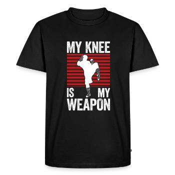 Muay Thai Boxe - T-shirt Premium bio Homme - noir - Devant - Nico (187cm)