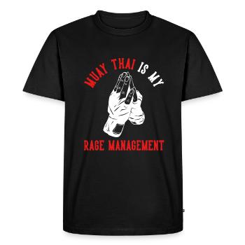 Muay Thai Boxe - T-shirt Premium bio Homme - noir - Devant - Nico (187cm)