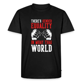Muay Thai Boxe - T-shirt Premium bio Homme - noir - Devant - Nico (187cm)