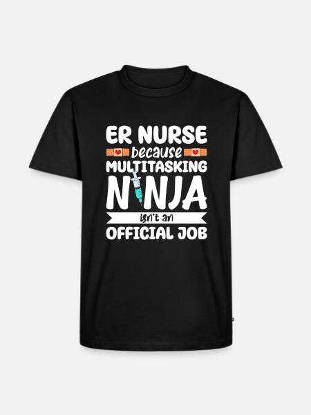 Funny Nurse Gifts - Men's Premium Organic T-Shirt - black