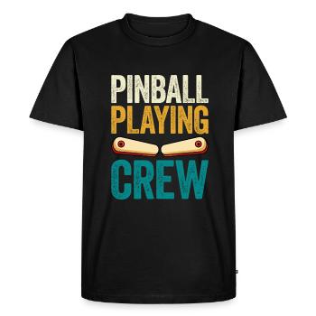 Pinball Machine Pinball Machine - Men's Premium Organic T-Shirt - black - Front - Nico (187cm)