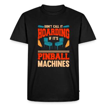 Pinball Machine Pinball Machine - Men's Premium Organic T-Shirt - black - Front - Nico (187cm)