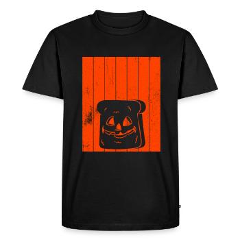 Boulanger Cadeaux d’Halloween Chef pâtissier - T-shirt Premium bio Homme - noir - Devant - Nico (187cm)