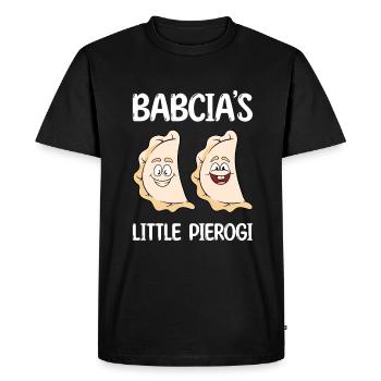 Pierogi Recipe Polish Pierogi - Men's Premium Organic T-Shirt - black - Front - Nico (187cm)