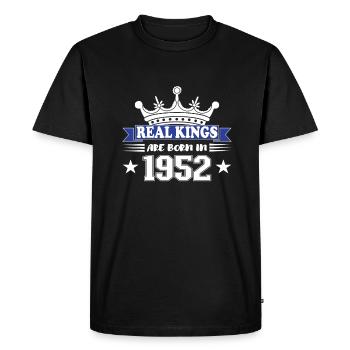Cadeau d’anniversaire 1952 Vintage 1952 - T-shirt Premium bio Homme - noir - Devant - Nico (187cm)
