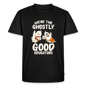 Funny Teacher Halloween Gifts - Men's Premium Organic T-Shirt - black - Front - Nico (187cm)