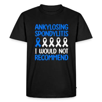 Spondylarthrite ankylosante, spondylarthrite ankylosante - T-shirt Premium bio Homme - noir - Devant - Nico (187cm)
