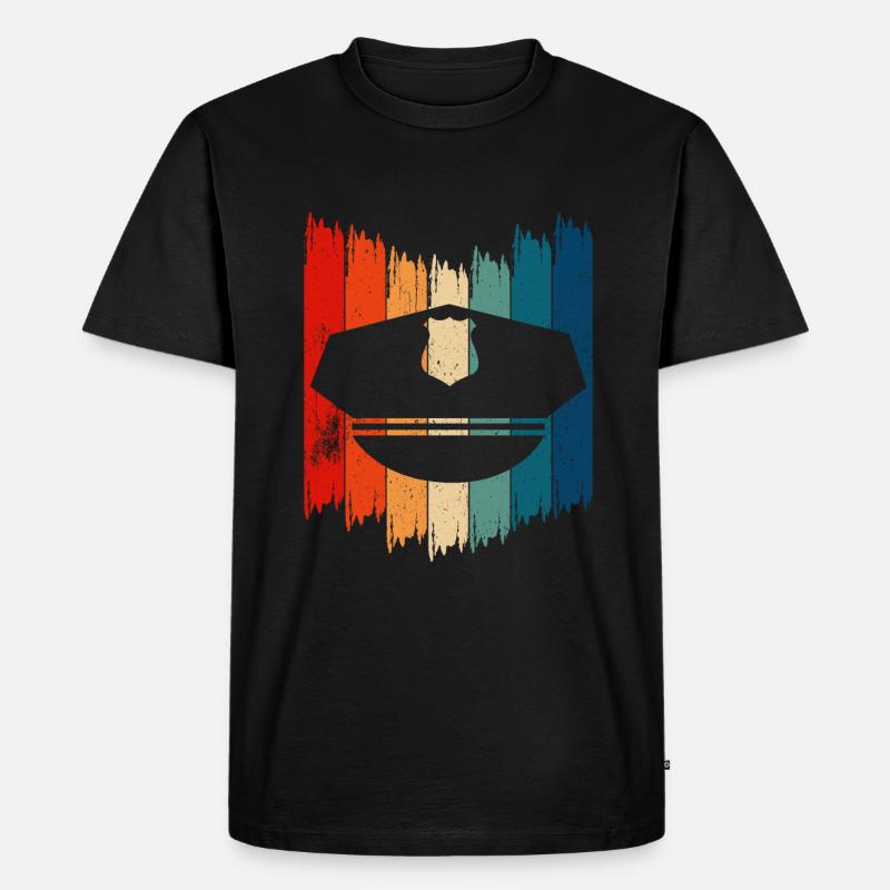 Security Kleidung Security Zubehör - Männer Premium Bio T-Shirt - Schwarz